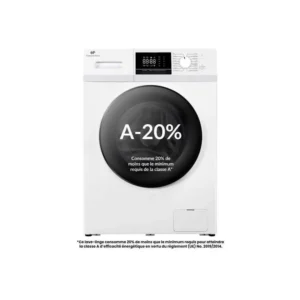Lave-linge hublot - CONTINENTAL EDISON - 12kg - Induction - 60 cm - 1400 trs/min - Blanc