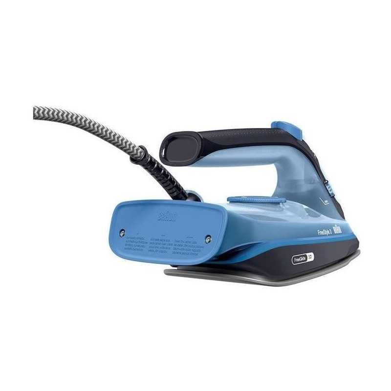 BRAUN FI3194 BK FreeStyle 3 - Fer vapeur - Puissance 2400 W - Vapeur constante 45 g/min Pressing 200g/min - Semelle SuperCeramic – Image 6