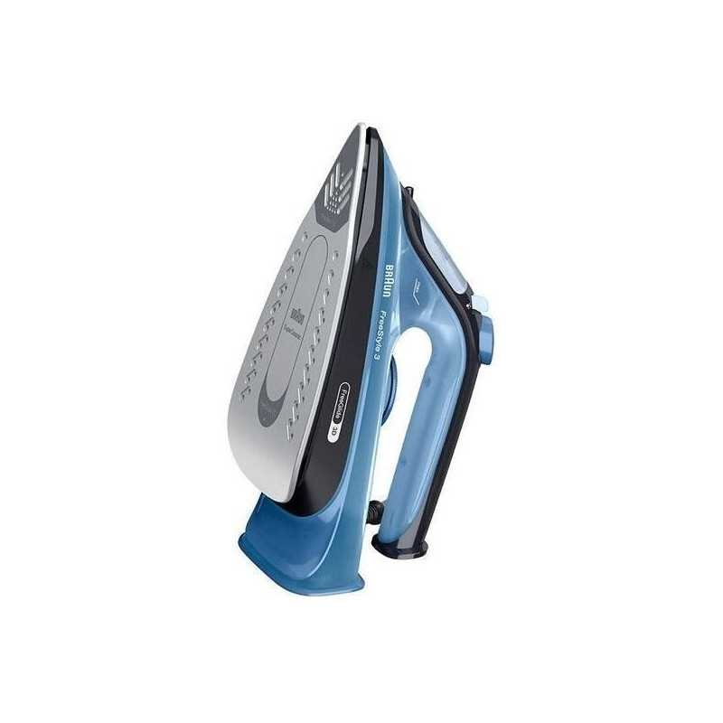 BRAUN FI3194 BK FreeStyle 3 - Fer vapeur - Puissance 2400 W - Vapeur constante 45 g/min Pressing 200g/min - Semelle SuperCeramic – Image 2