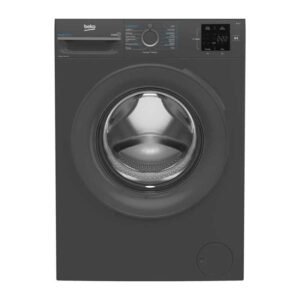 Lave-linge hublot BEKO - 8 kg - Induction - l60cm - 1400 trs/min - Classe A - Noir